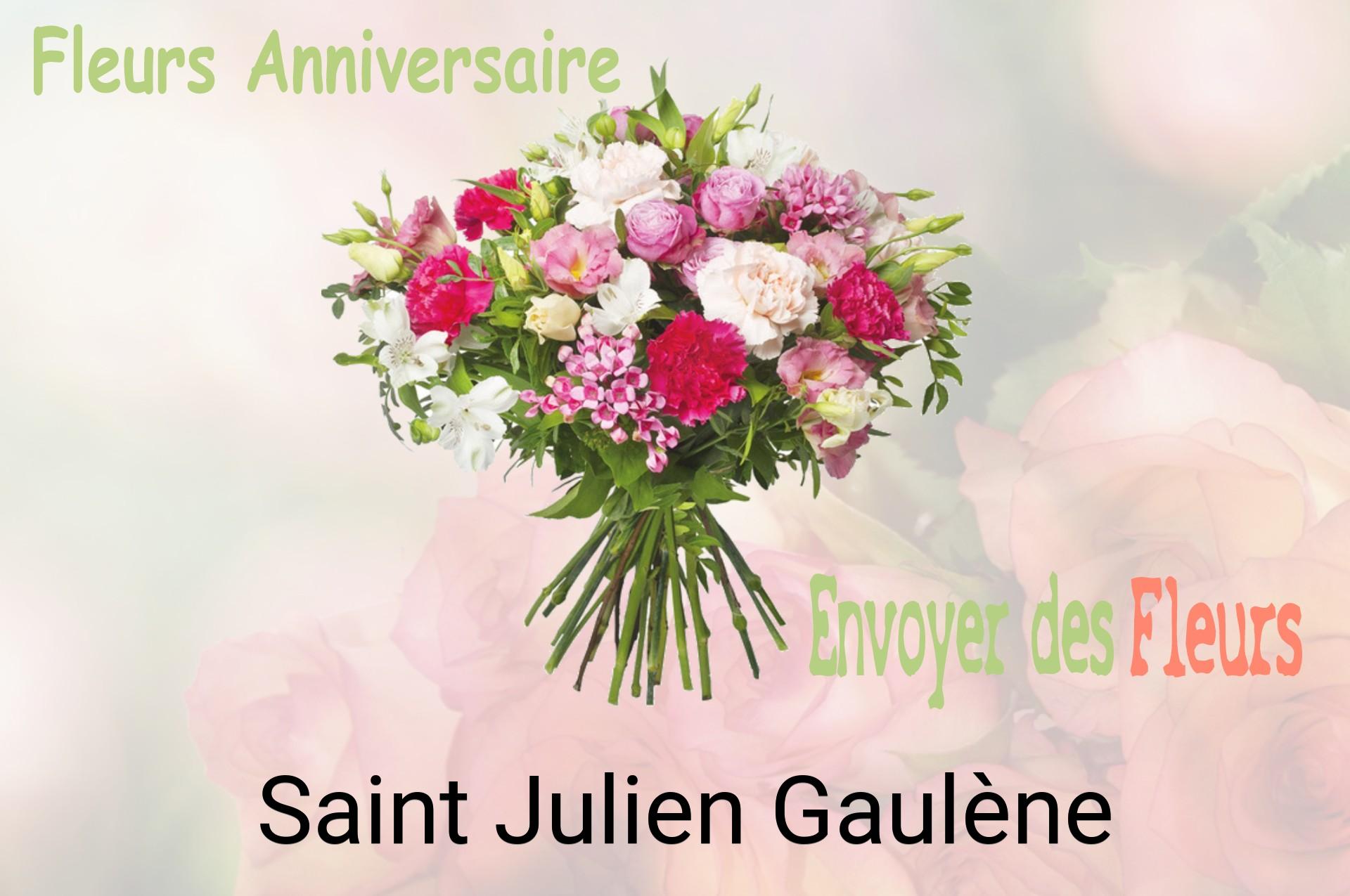 Bouquet de fleurs d’anniversaire livré à Saint-Julien-Gaulène