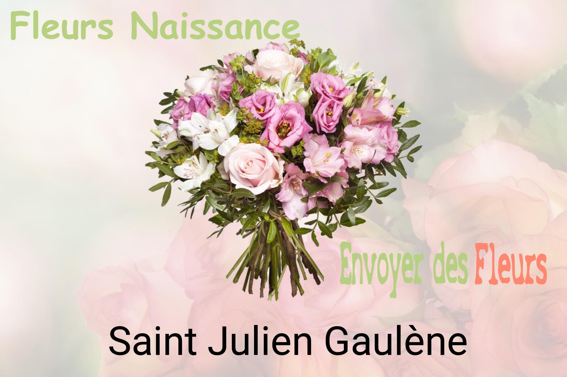 Bouquet de fleurs de naissance livré à Saint-Julien-Gaulène